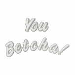 You Betcha! Embroidered Long Sleeve Polo embroidered shirts