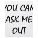You Can Ask Me Out Flyer