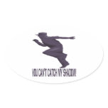 You Cant Catch My Shadow Sticker