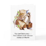 You can't leave now card