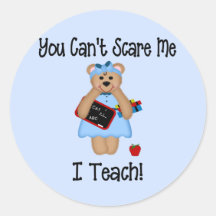 You Can't Scare Me Stickers