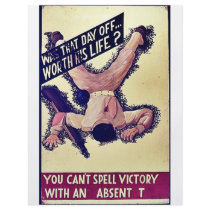 You Can't Spell Victory With An Absent T Custom Flyer
