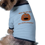 You chunk pumpkins t-shirts and gear pet clothing