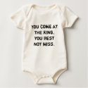 You come at the king, you best not miss. t-shirts