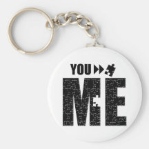 You Complete Me, Romantic Apparel and Gifts. Key Chain