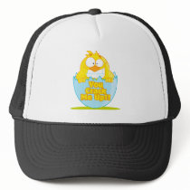 you crack me up funny cracked chick bird trucker hats