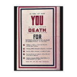 You Death For postcards
