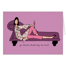 You deserve absolutely the best Note Greeting Card