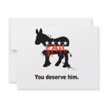 You deserve him custom invitation