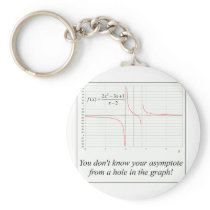 You don't know your asymptote... keychain