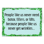 You Don't Need Botox Card