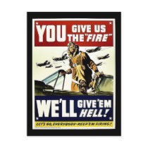 You Give Us The Fire Post Card