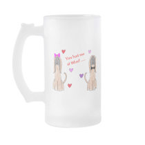 You Had Me At Woof Afghan Hound Frosted Mug
