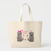 You Had Me At Woof Newfoundland Black Tote Bags