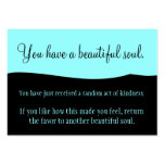 You Have A Beautiful Soul business cards