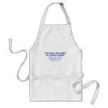 You have the right to remain silent aprons