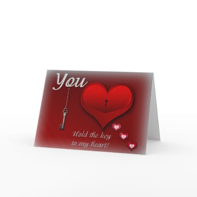 You hold the key to my heart cards by InkCharmer