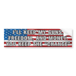 You Keep The Change Bumper Sticker bumper stickers