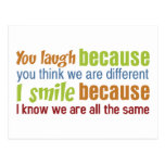 You laugh, I Smile Post Cards