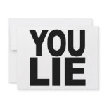 You Lie invitations