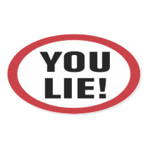 You Lie Sticker stickers