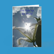 You light upMy World cards