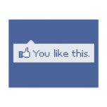 You Like This Funny Facebook postcards