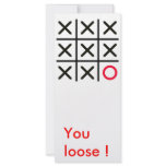 You loose rack cards