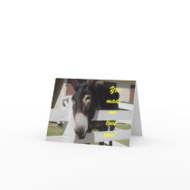 You Made Me Love You Note Card