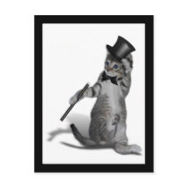 You make me feel like Dancing! Tap Dancing Cat Post Cards