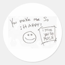 You make me So :HAPPY: i miss you so much Sticker