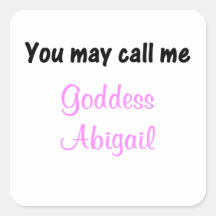 You May Call Me Square Stickers