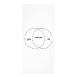 You Me Awesome Venn Diagram rack cards
