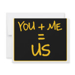 You + Me Personalized Invite