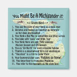You Might Be A Michigander If: magnets