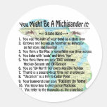 You Might Be A Michigander If: stickers