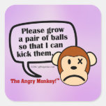 You need to grow some balls square sticker