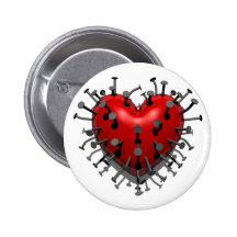 You Put Nails into My Heart Pins