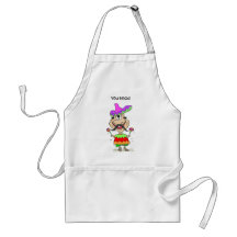 YOU ROCK FUNNY SOMBRERO MEXICAN GUY APRON