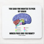 You Said You Wanted To Pick My Brain (Anatomy) mousepads