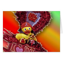 You Shake My Feathers! Greeting Cards