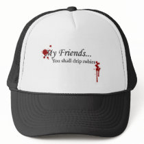 You Shall Drip Rubies Mesh Hats