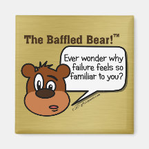 You should be used to failing all the time by now fridge magnets