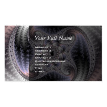 You Spin Me Round - Fractal Art Business Cards