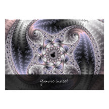 You Spin Me Round - Fractal Art Card