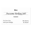 You Suck At Parking business cards
