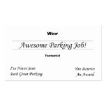 You Suck At Parking business cards