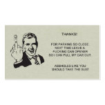 You Suck at Parking Cards Business Cards