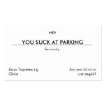 You suck at parking. (clean[er] version)