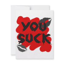 You suck custom invites